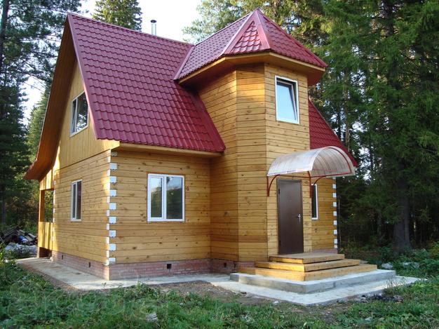 Коттедж два этажа